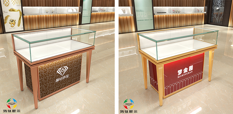 玻璃黃金首飾展示柜臺(tái)E款-01前柜